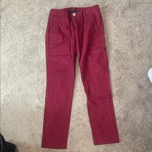 Tommy Hilfiger Women’s Deep Red Chinos